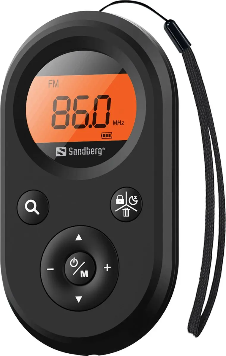 Sandberg 421-02 Draagbare Radio - Zwart - afbeelding 6 van 6