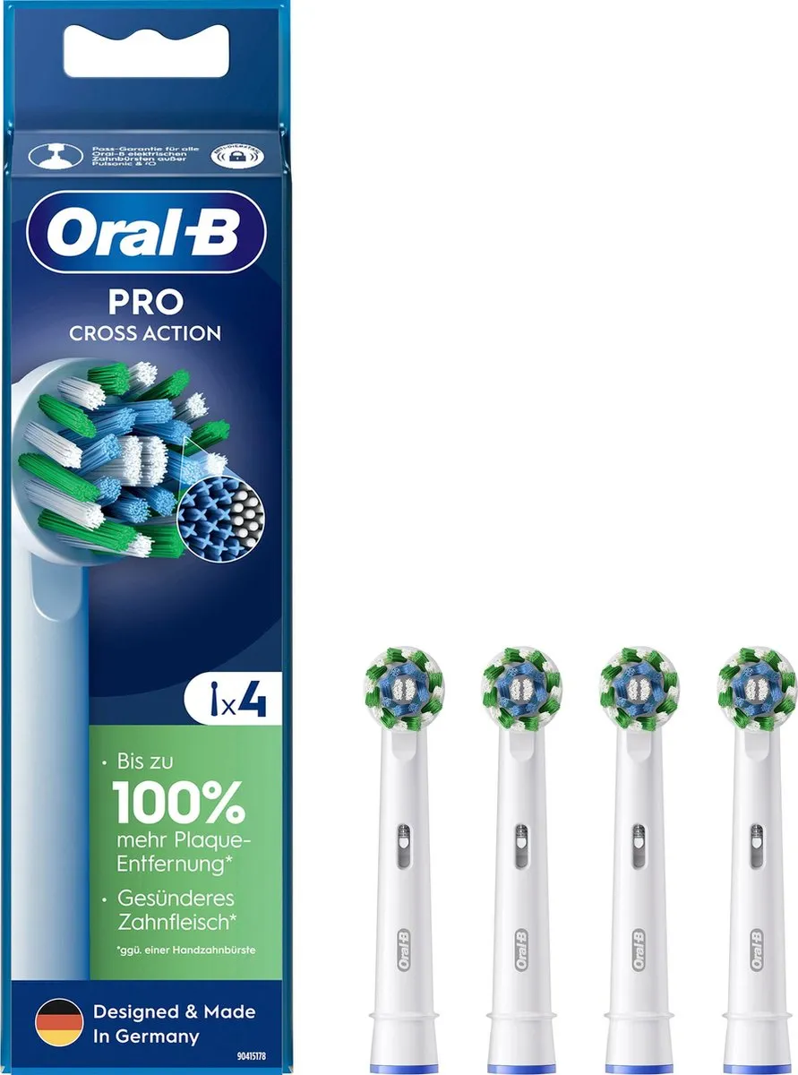 Oral-B PRO Cross Action Opzetborstels 4 Stuks