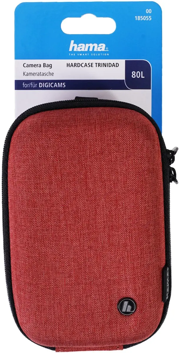 Hama Cameratas Hardcase Trinidad 80L - Rood - afbeelding 2 van 4