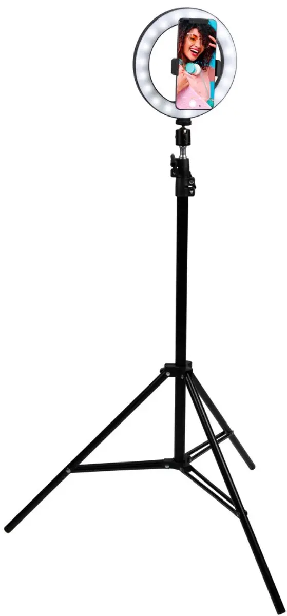 Grundig Ringlamp METOPE15820/007 - Ø29cm - 3 Lichtstanden - Zwart