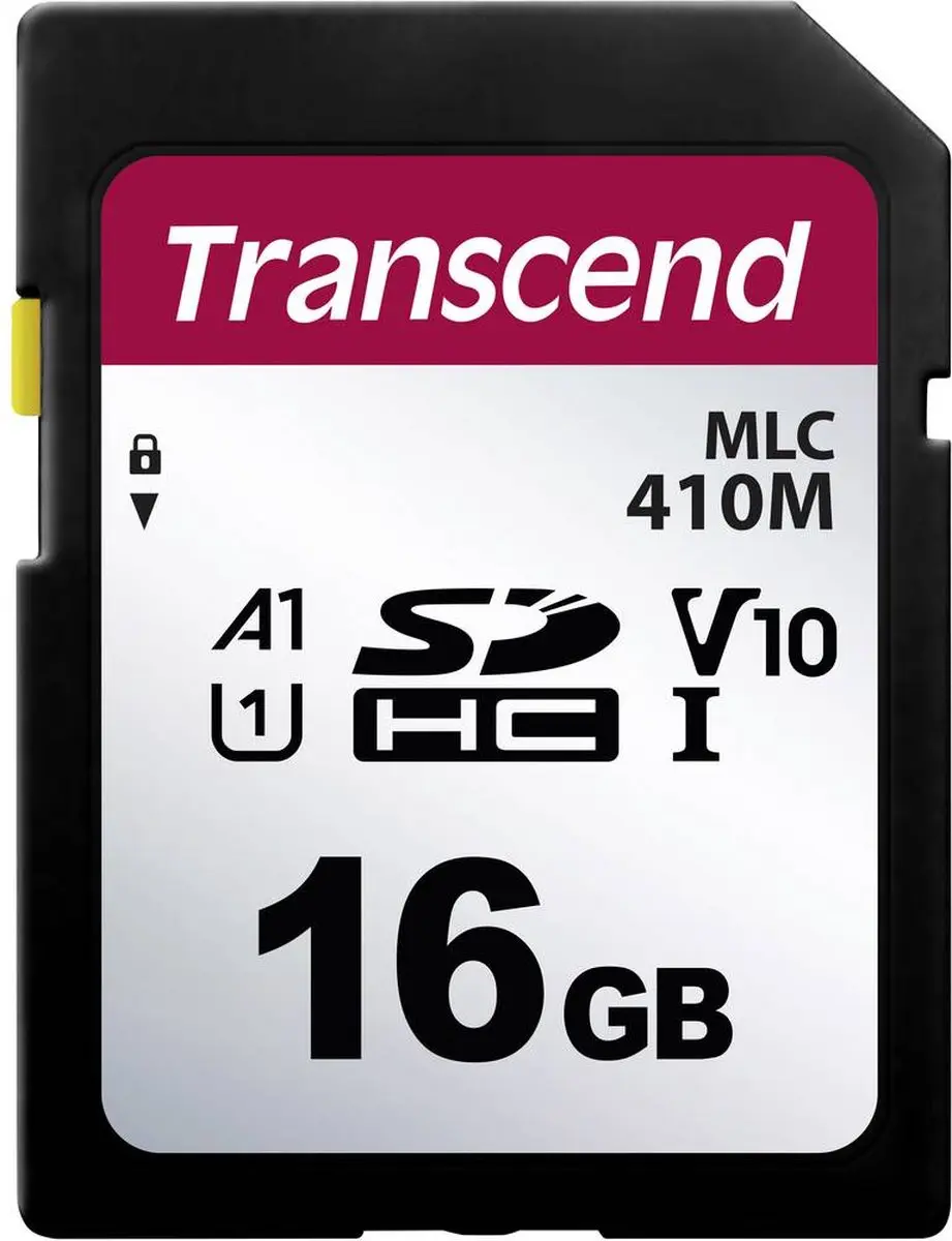 Transcend TS16GSDC410M SD-kaart 16GB Class 10 UHS-I