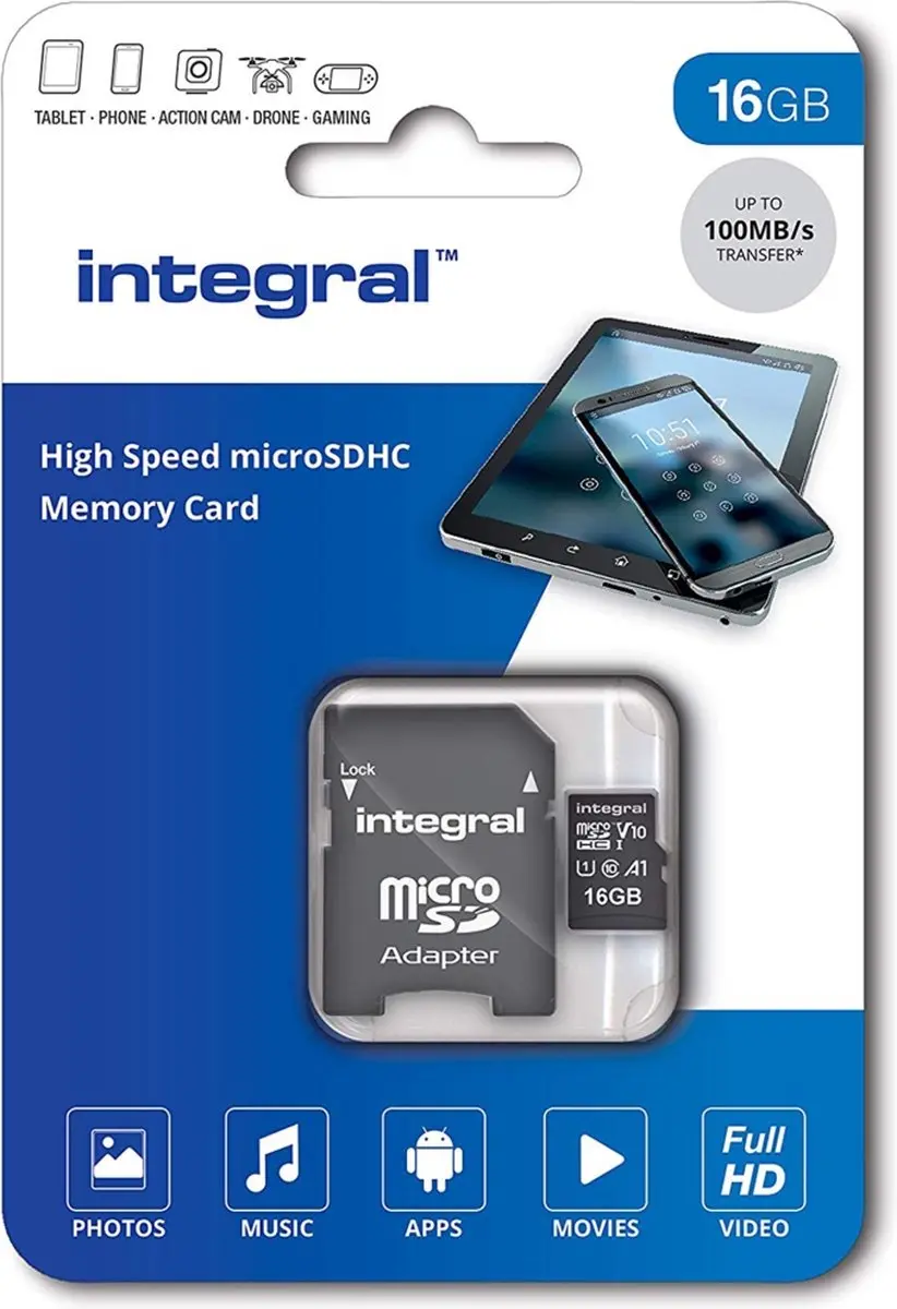 Integral INMSDH16G-100V10 Geheugenkaart 16GB