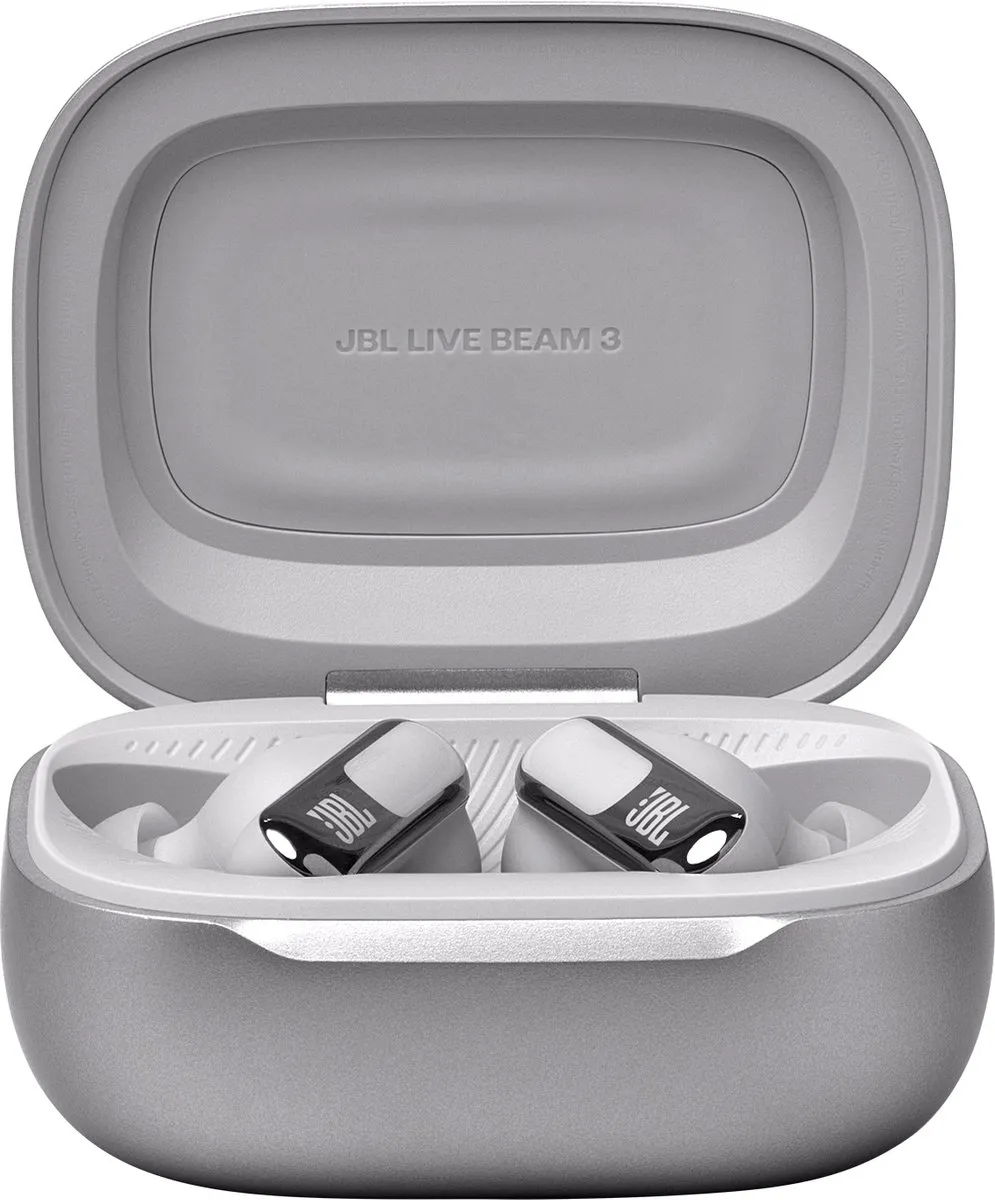 JBL Live Beam 3 Oordopjes - Zilver - 48 uur batterij