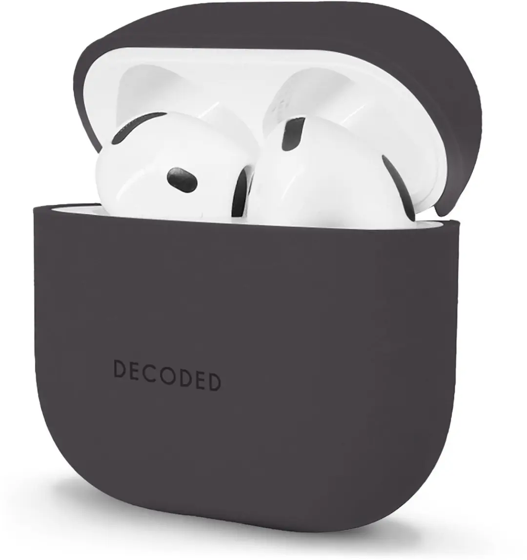Decoded D25AP4C1SCL Siliconen Hoesje AirPods 4 - Zwart