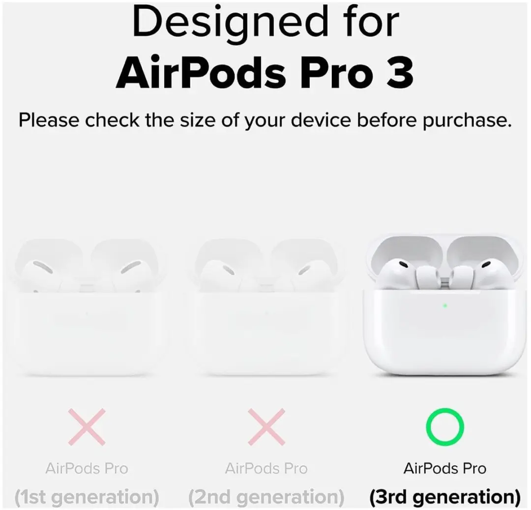 Ringke Silicone Hoesje Apple AirPods Pro 3 RS-AIRPODS-PRO-3-STONE - Beige