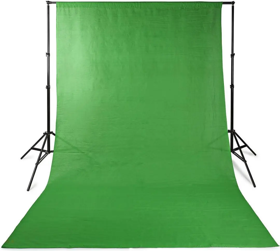 Nedis Achtergronddoek 2,95x2,95m - Groen