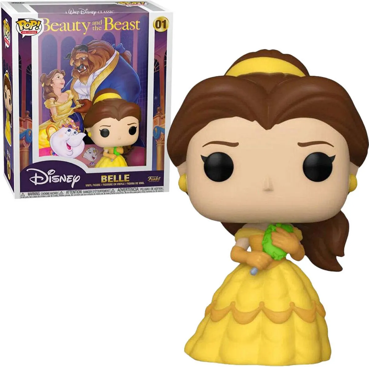 Disney Funko POP! VHS Cover Belle Verzamelfiguur 9cm - Multicolours