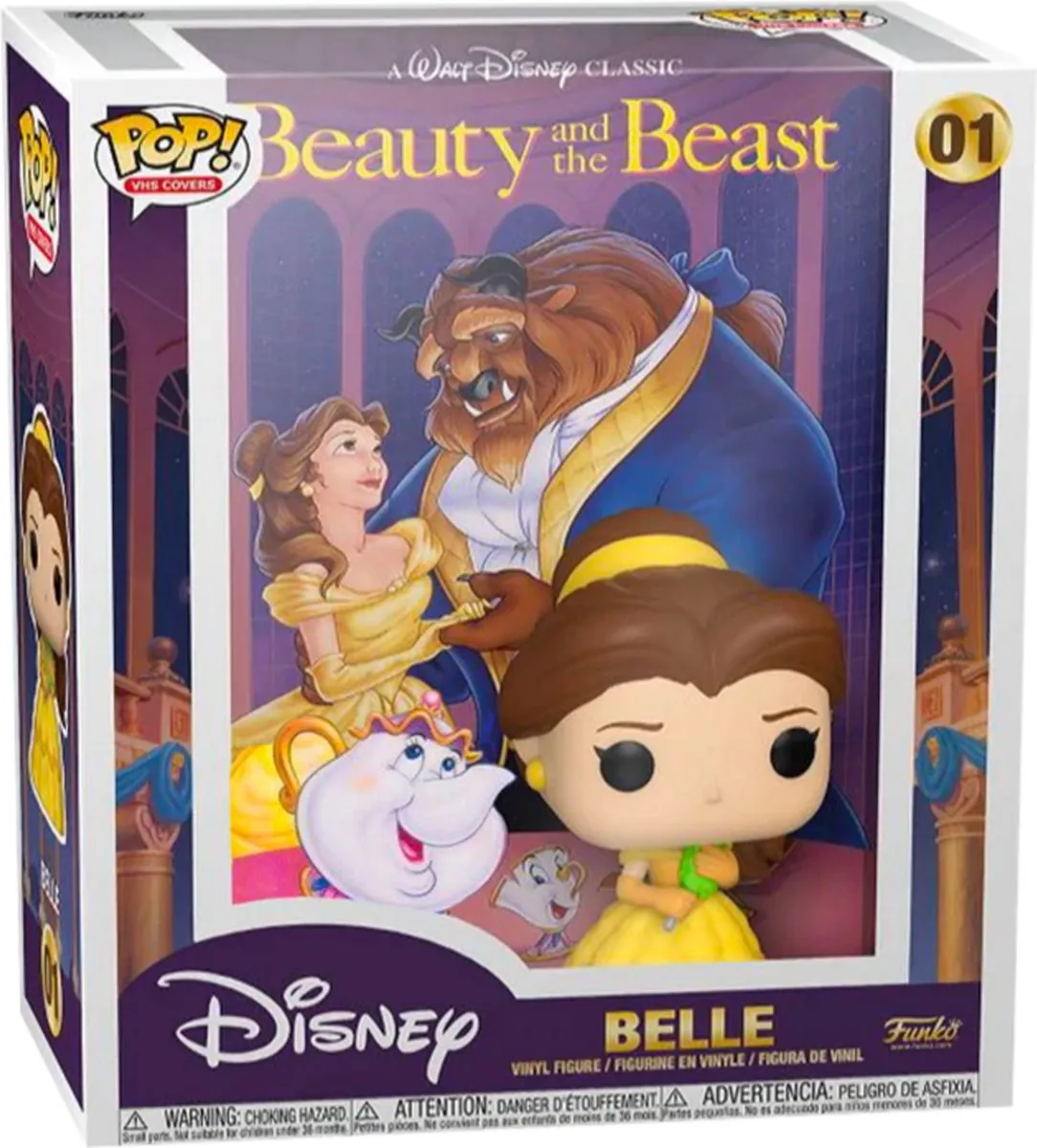 Disney Funko POP! VHS Cover Belle Verzamelfiguur 9cm - Multicolours