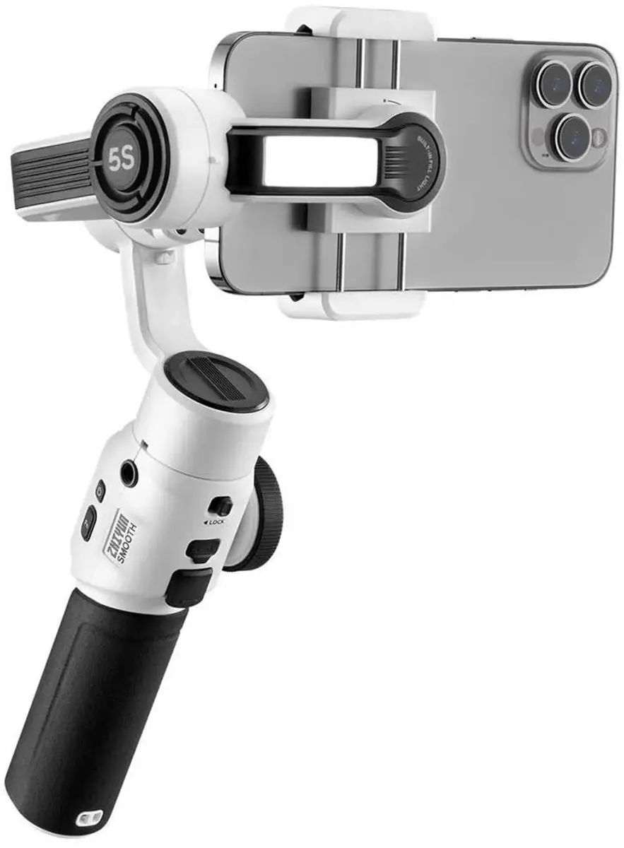 Zhiyun Smooth 5S Gimbal - Smartphone - Wit