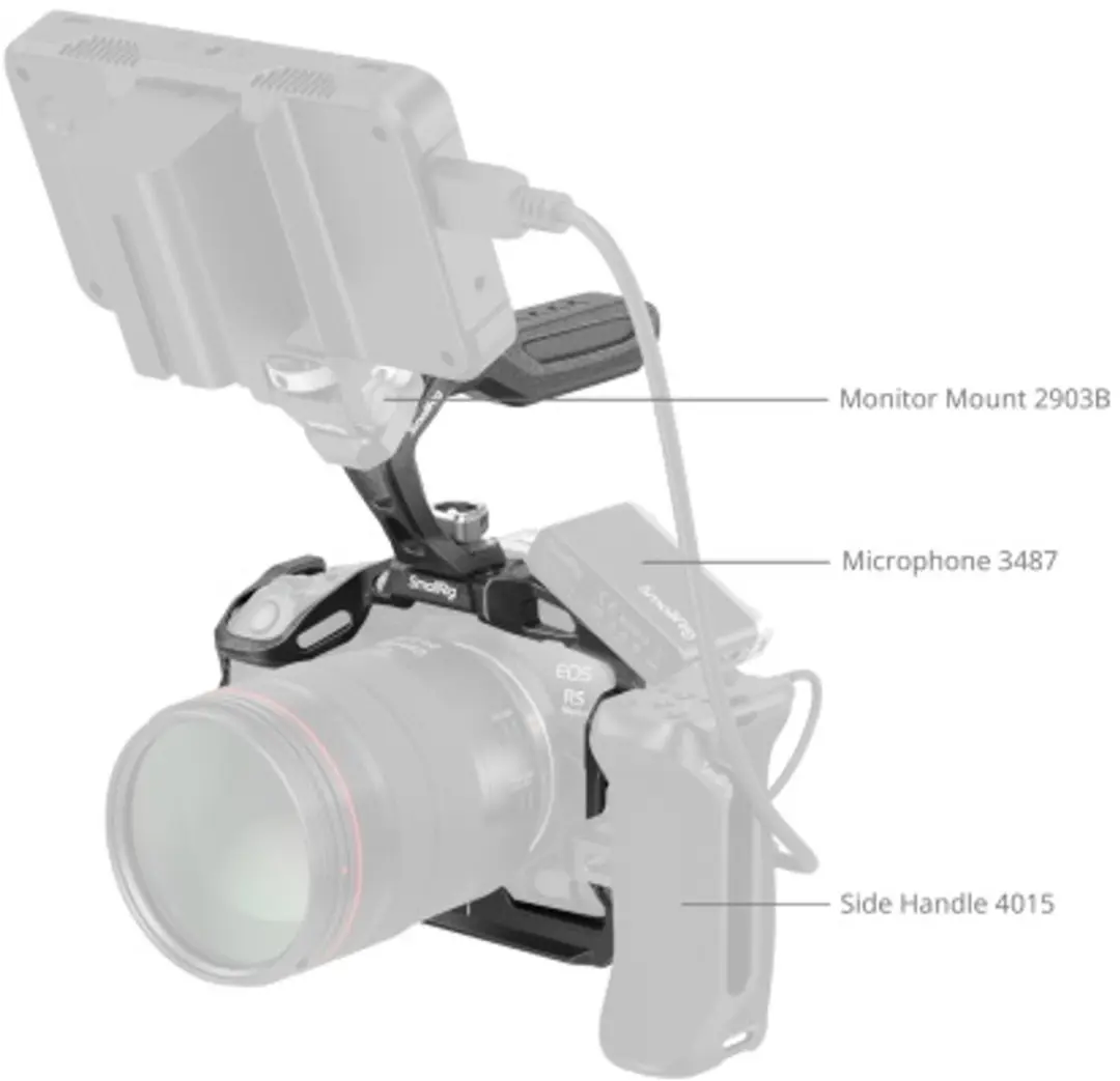 SmallRig Black Mamba Cage Kit 4976 - Canon EOS R5 Mark II