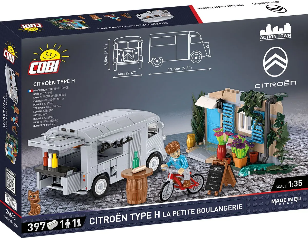 Cobi Citroën Type H 24633 - 397 Stukken - 1 Minifiguur