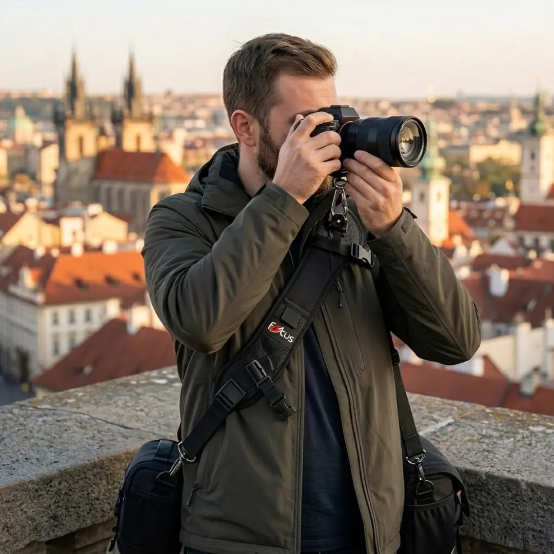 NUVEX DSLR Schouderriem - Polychroom