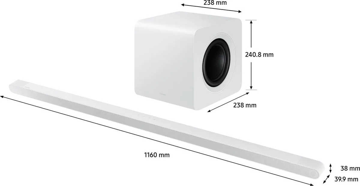Samsung HW-S811D Soundbar 3.1.2 - Wit