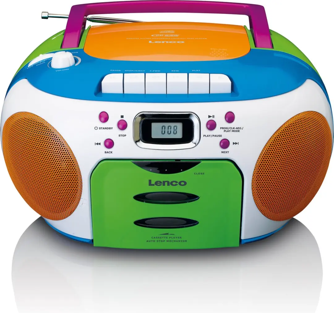 Lenco SCD-971 Draagbare Radio-Cassettespeler