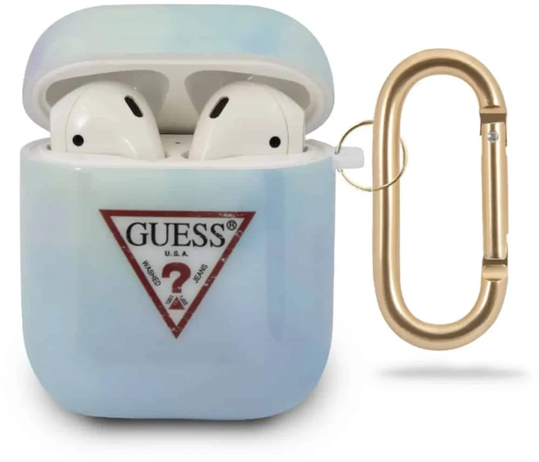 GUESS Tie and Dye Collection AirPods Hoesje - Blauw