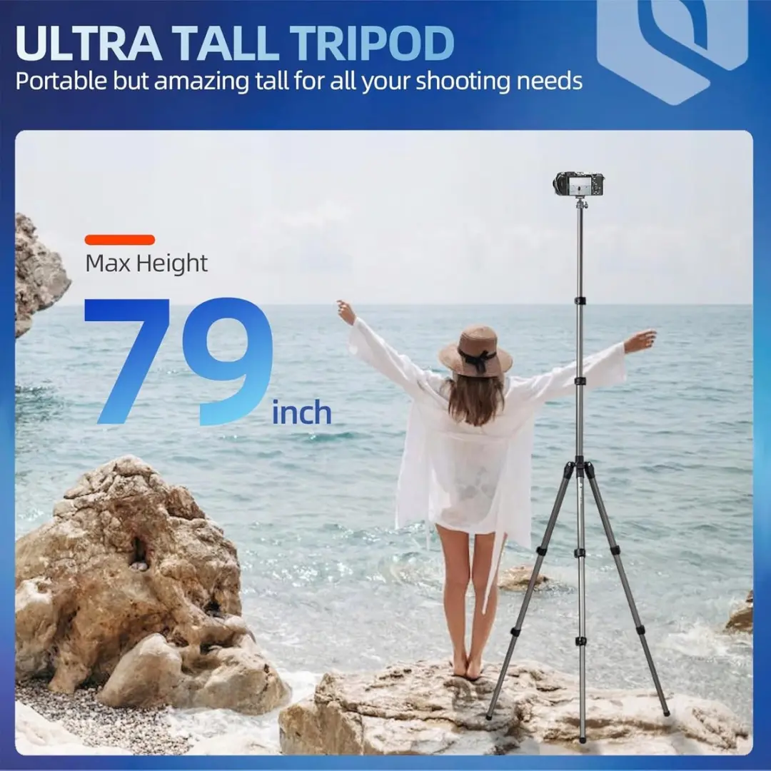 Fotopro Statief 200cm - 360° Kogelkop - Grijs