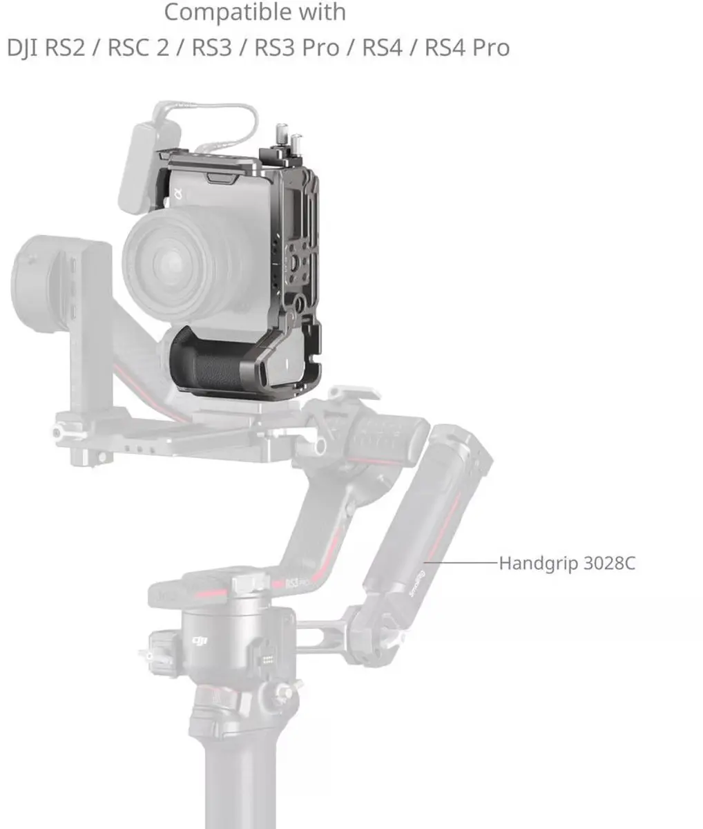 SmallRig 5198 HawkLock QR Cage Kit - Grijs