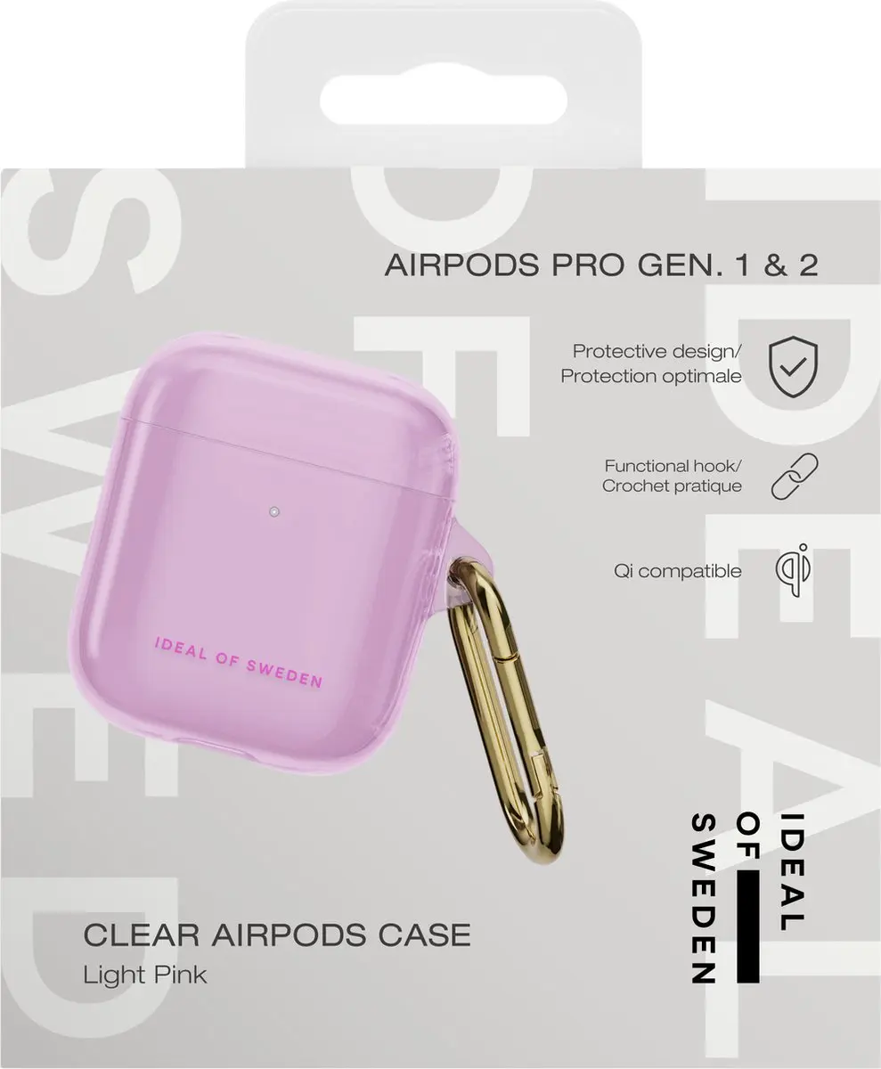 iDeal of Sweden Clear Case Apple AirPods 4 - Roze - afbeelding 6 van 6