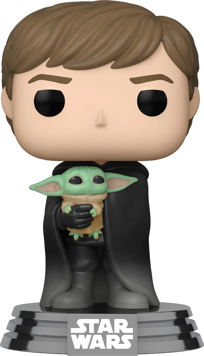 Disney Funko POP! & Tee Box The Mandalorian Luke - S - Zwart - afbeelding 2 van 6