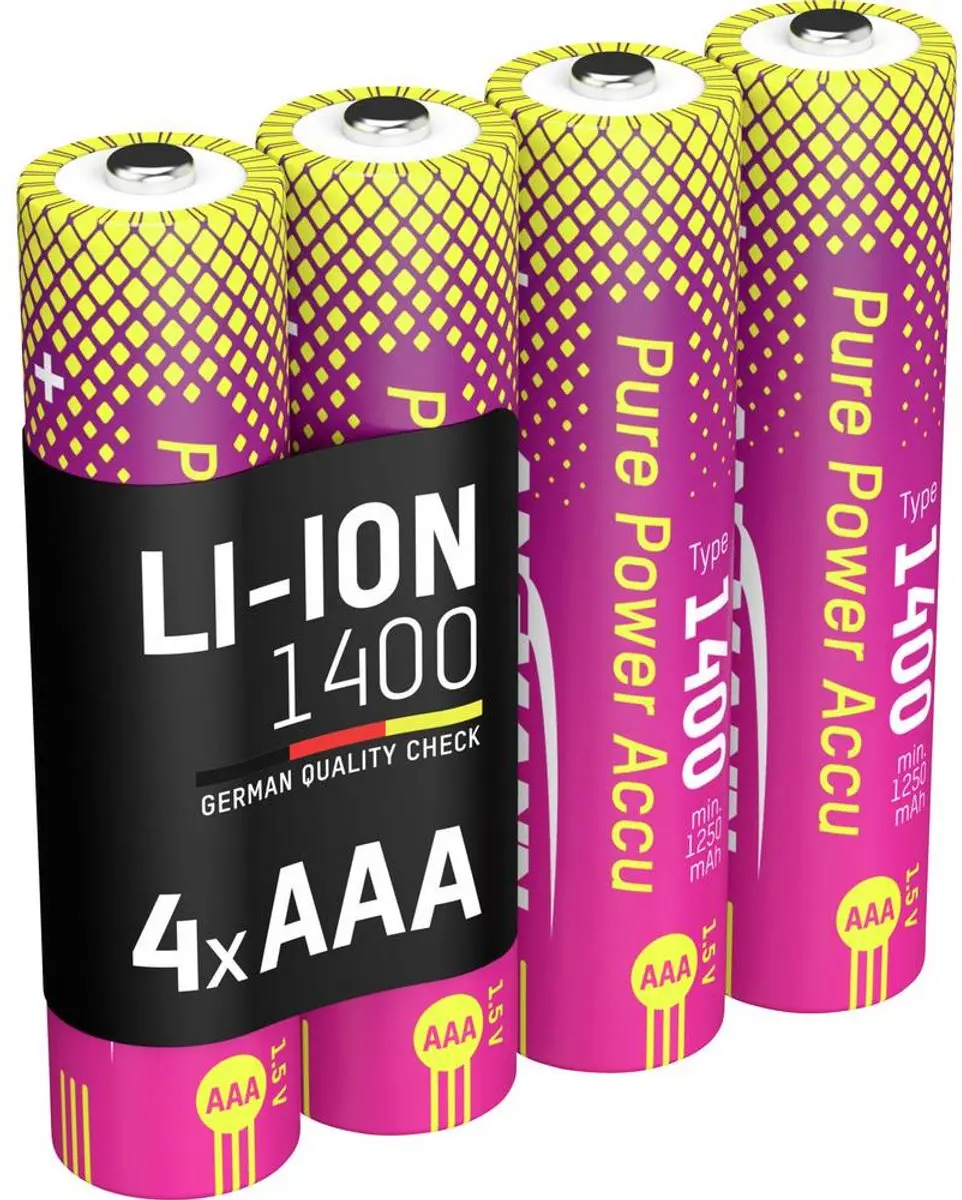 Ansmann Pure Power Li-ion AAA 1250mAh