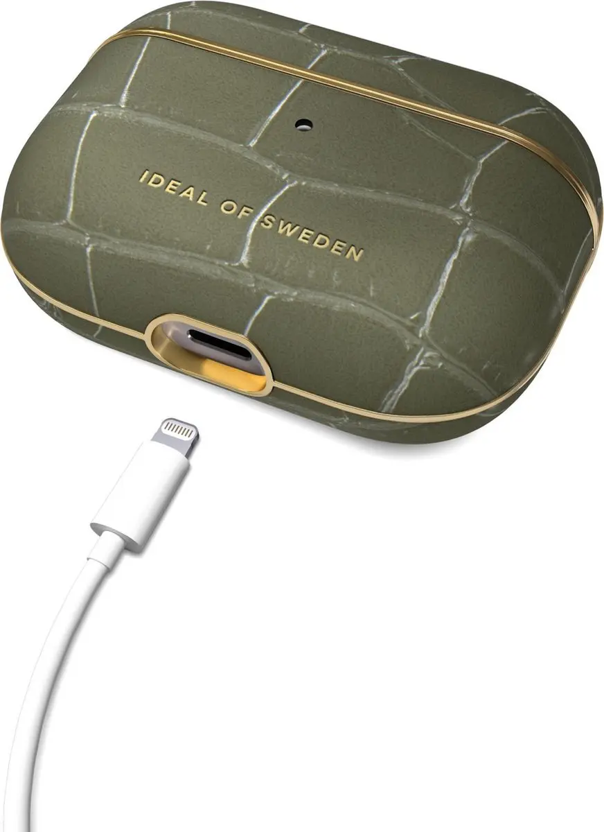 iDeal of Sweden AirPods Case PU Pro Khaki Croco - Apple AirPods Pro