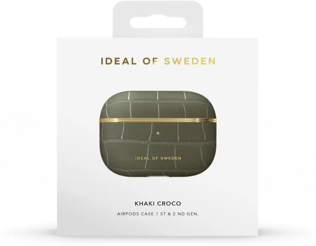 iDeal of Sweden AirPods Case PU Pro Khaki Croco - Apple AirPods Pro