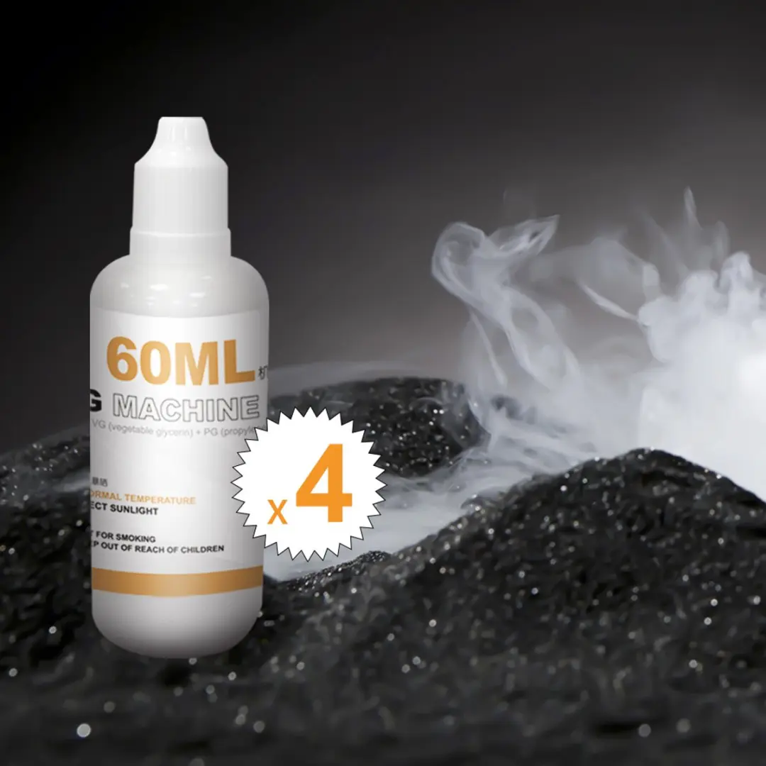 Lensgo Rookvloeistof 4x60ml - Wit