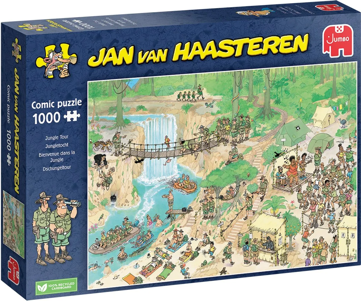 Jan van Haasteren Jungletocht NK Puzzelen 2024 - 1000 Stuks - Meerkleurig