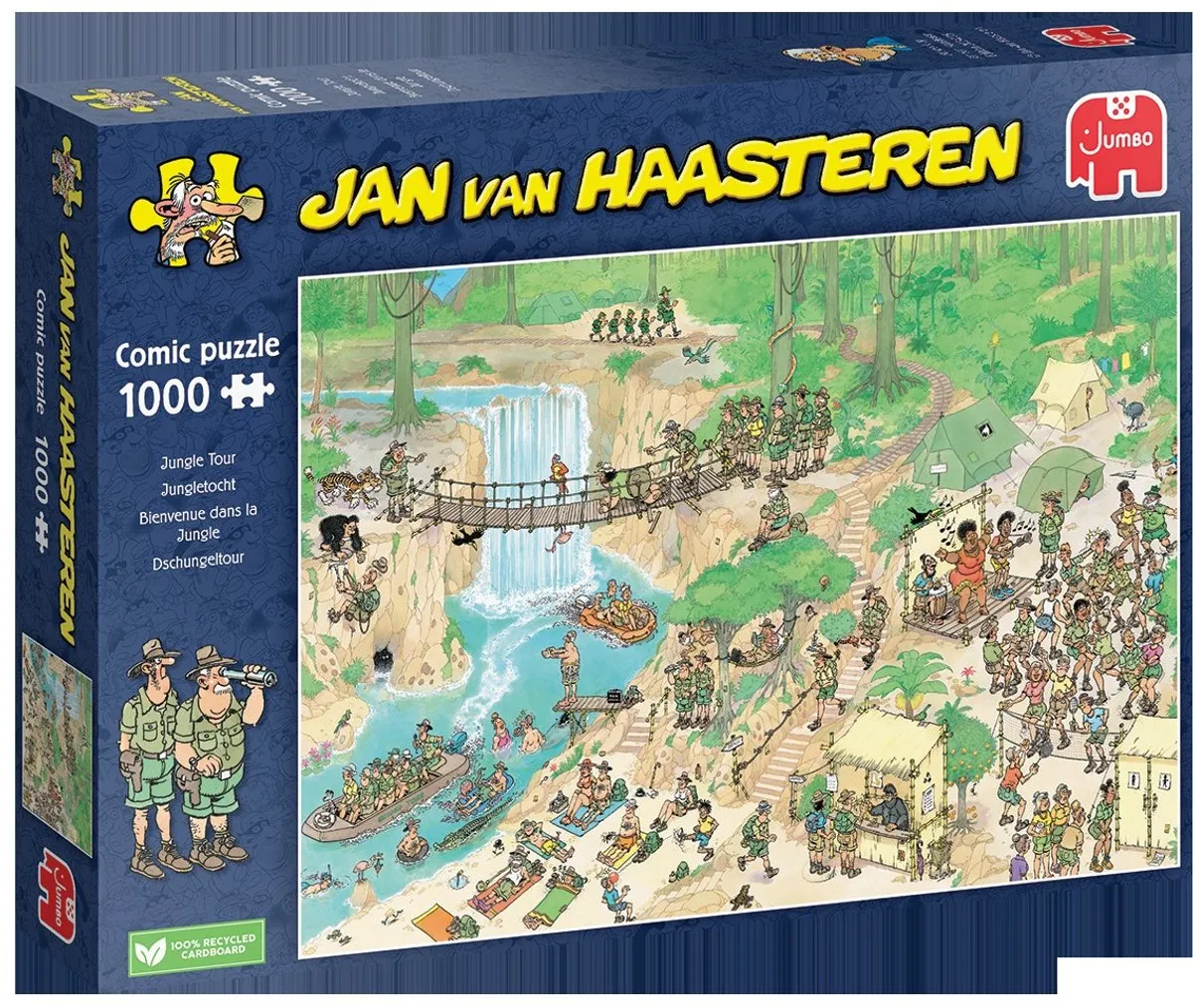 Jan van Haasteren Jungletocht NK Puzzelen 2024 - 1000 Stuks - Meerkleurig