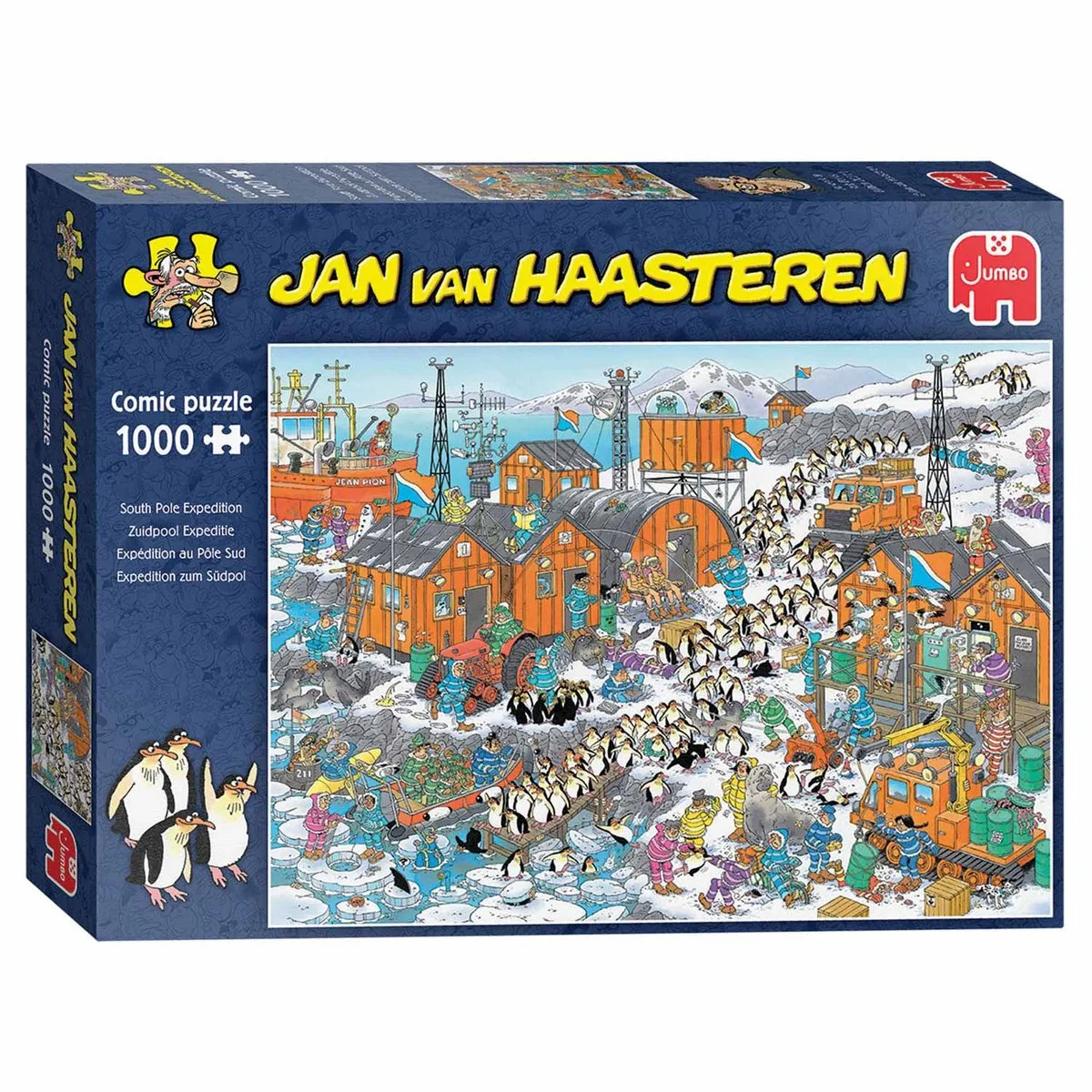 Jan van Haasteren Zuidpool Expeditie Puzzel 1000 Stuks - Meerkleurig