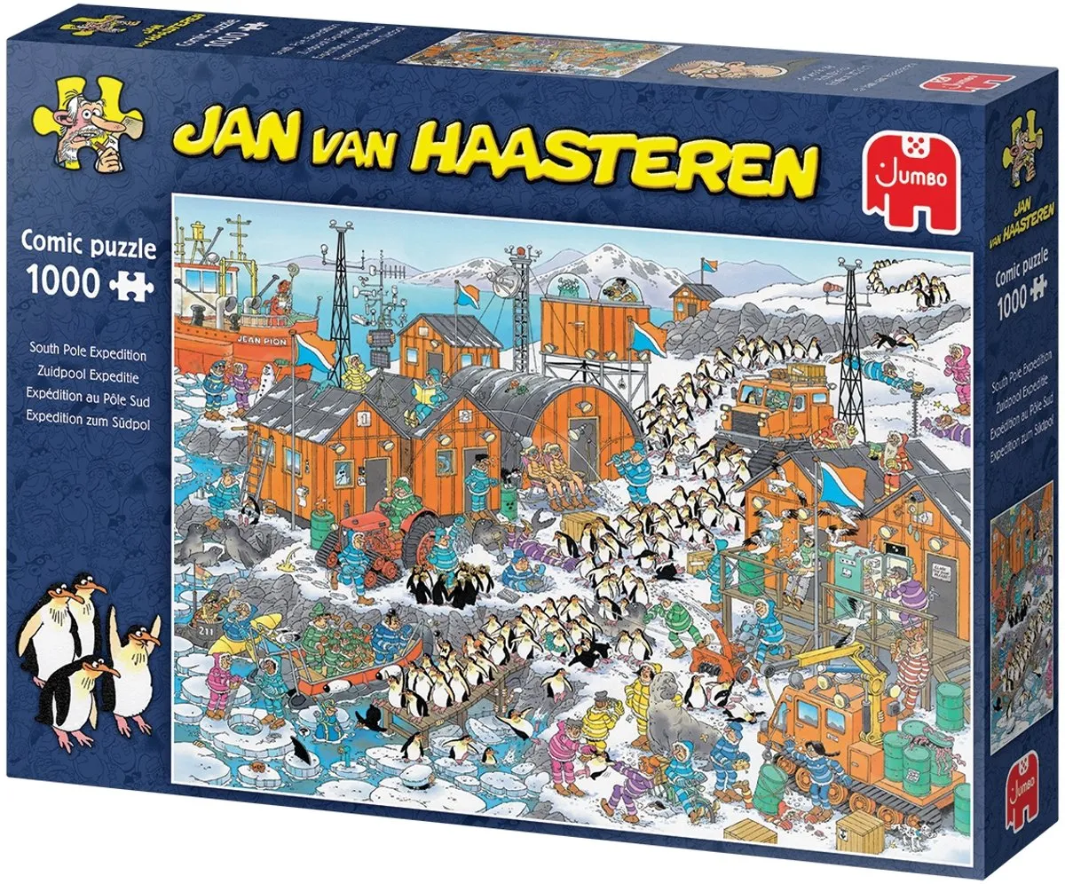 Jan van Haasteren Zuidpool Expeditie Puzzel 1000 Stuks - Meerkleurig