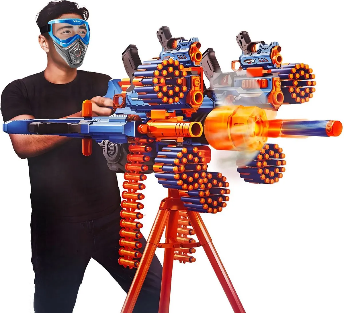 XSHOT Insanity Mega Barrel - 72 Darts - Blauw
