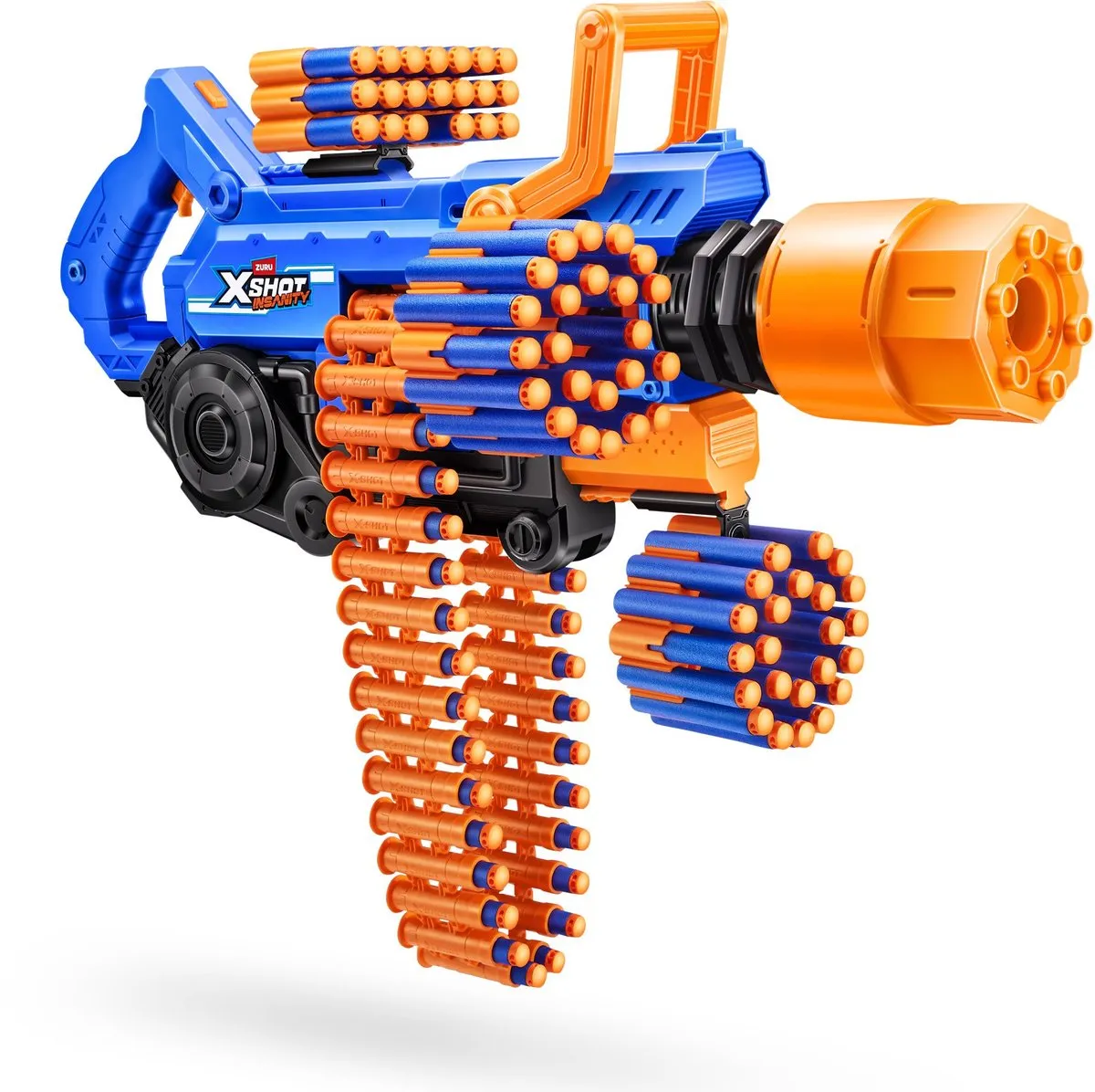 XSHOT Insanity Mega Barrel - 72 Darts - Blauw