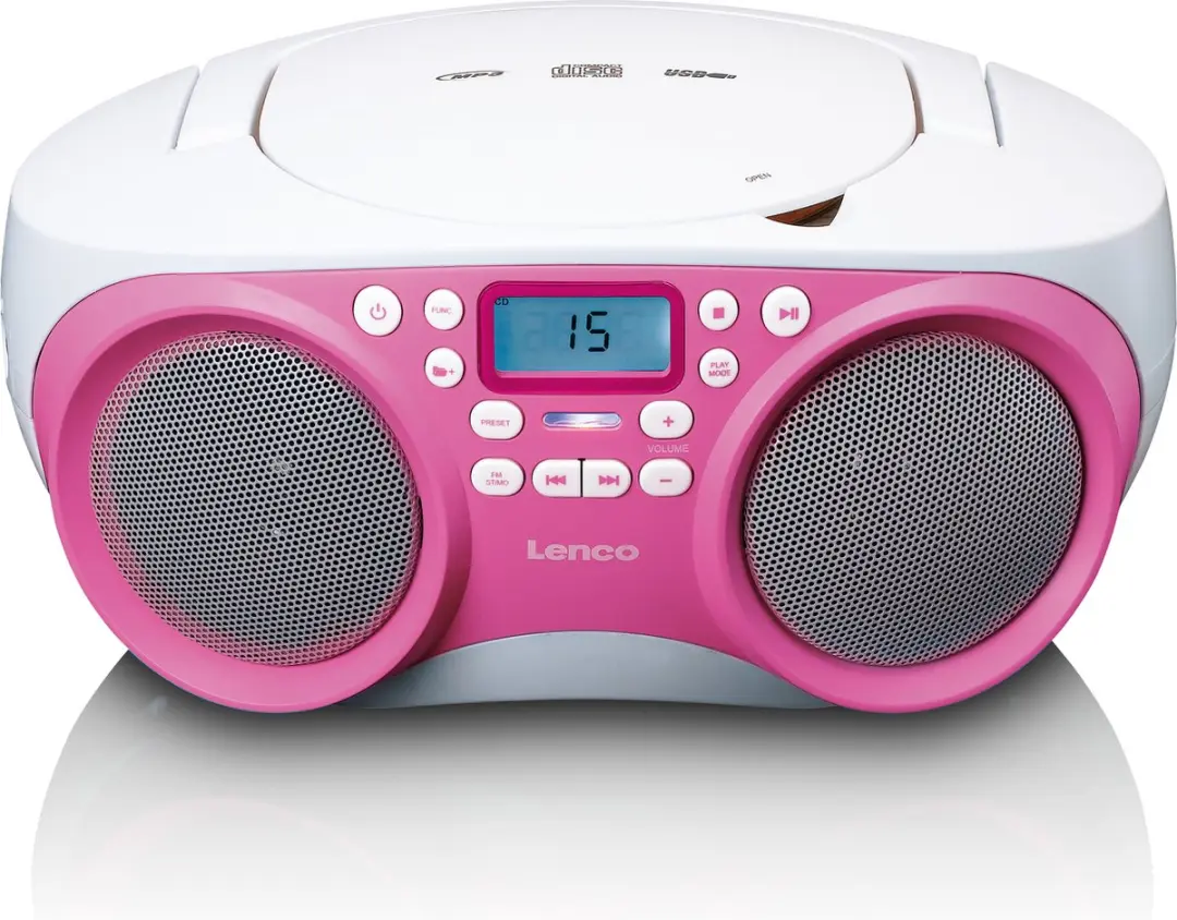 Lenco SCD-301PK Draagbare CD-speler