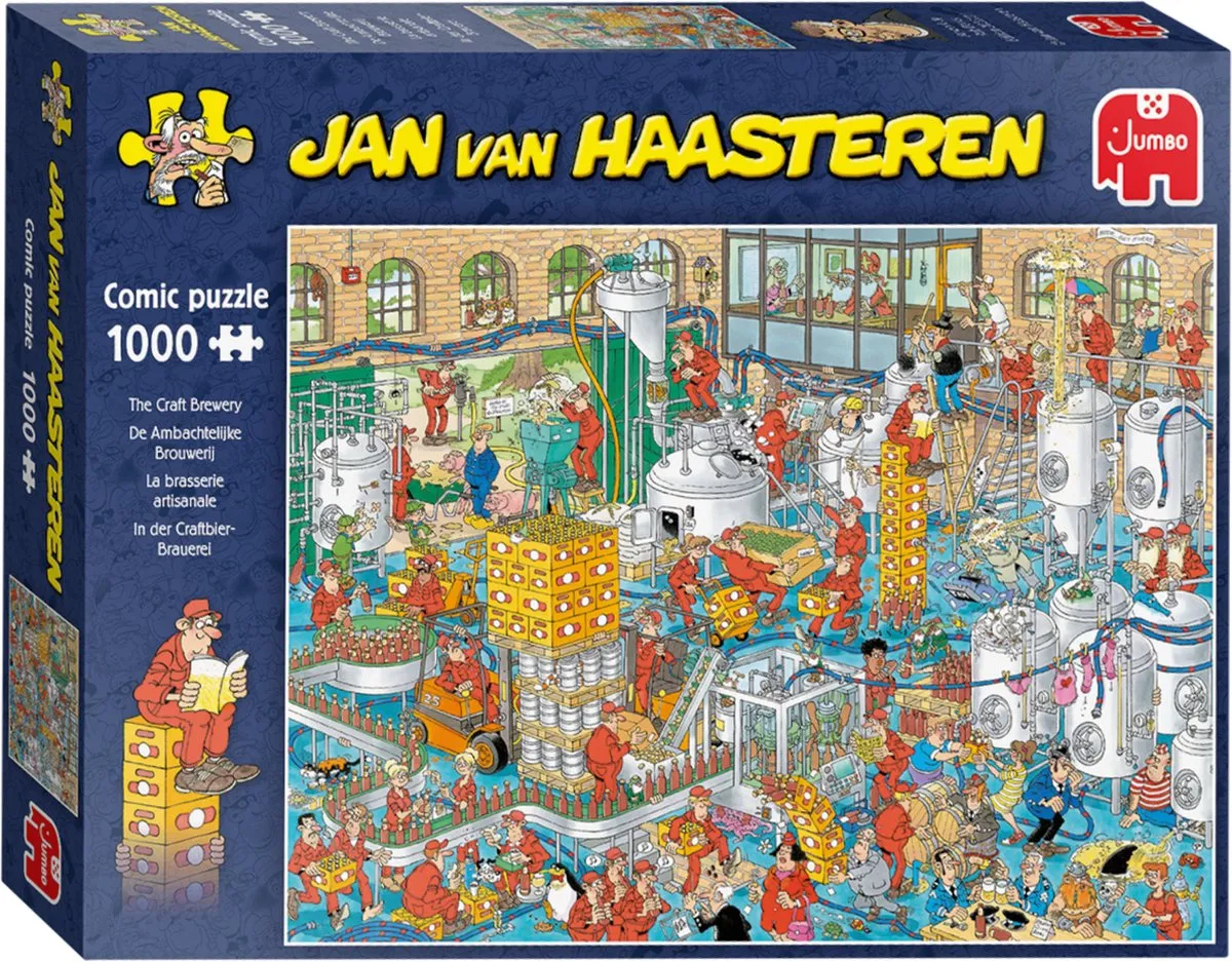 Jan van Haasteren De Ambachtelijke Brouwerij Puzzel 1000 Stuks