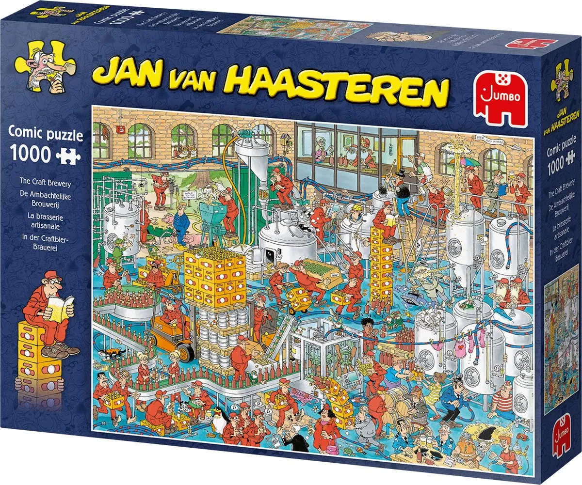 Jan van Haasteren De Ambachtelijke Brouwerij Puzzel 1000 Stuks - Meerkleurig