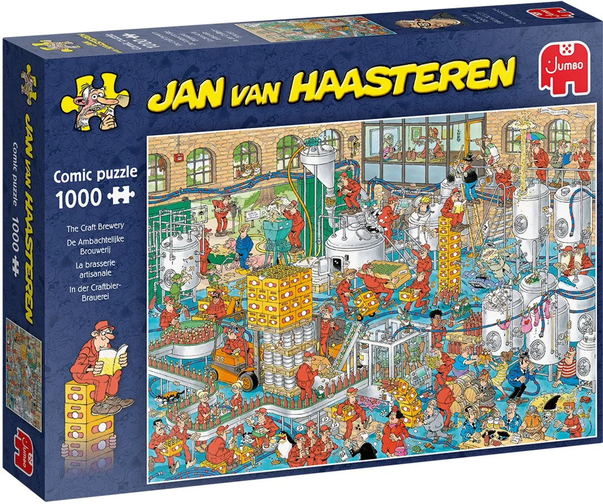 Jan van Haasteren De Ambachtelijke Brouwerij Puzzel 1000 Stuks - Meerkleurig