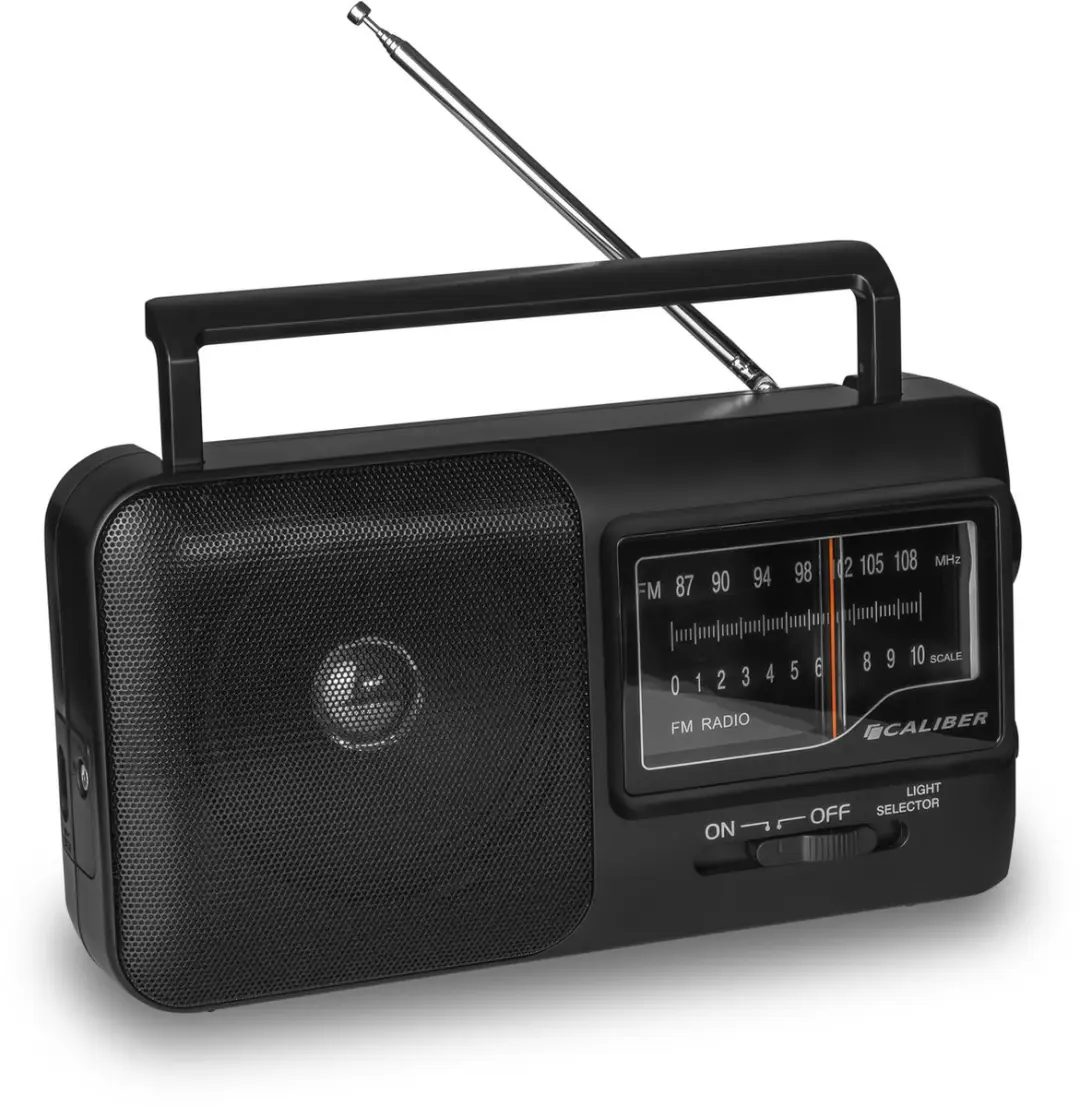 Caliber HPG317-B Noodradio - Zwart