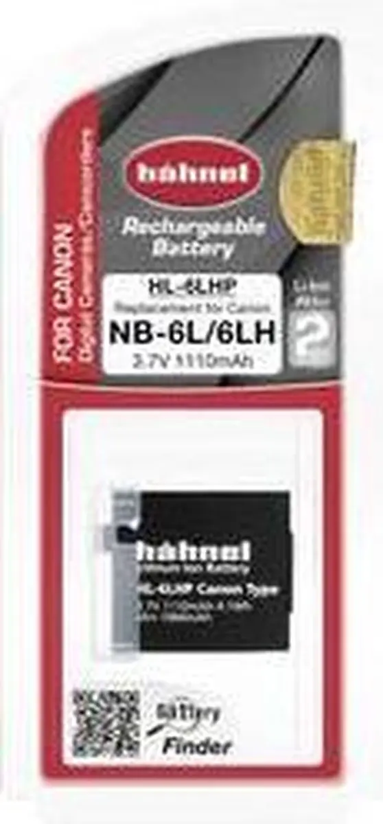 Hahnel HL-6LHP Accu - Canon NB-6LH 1110mAh