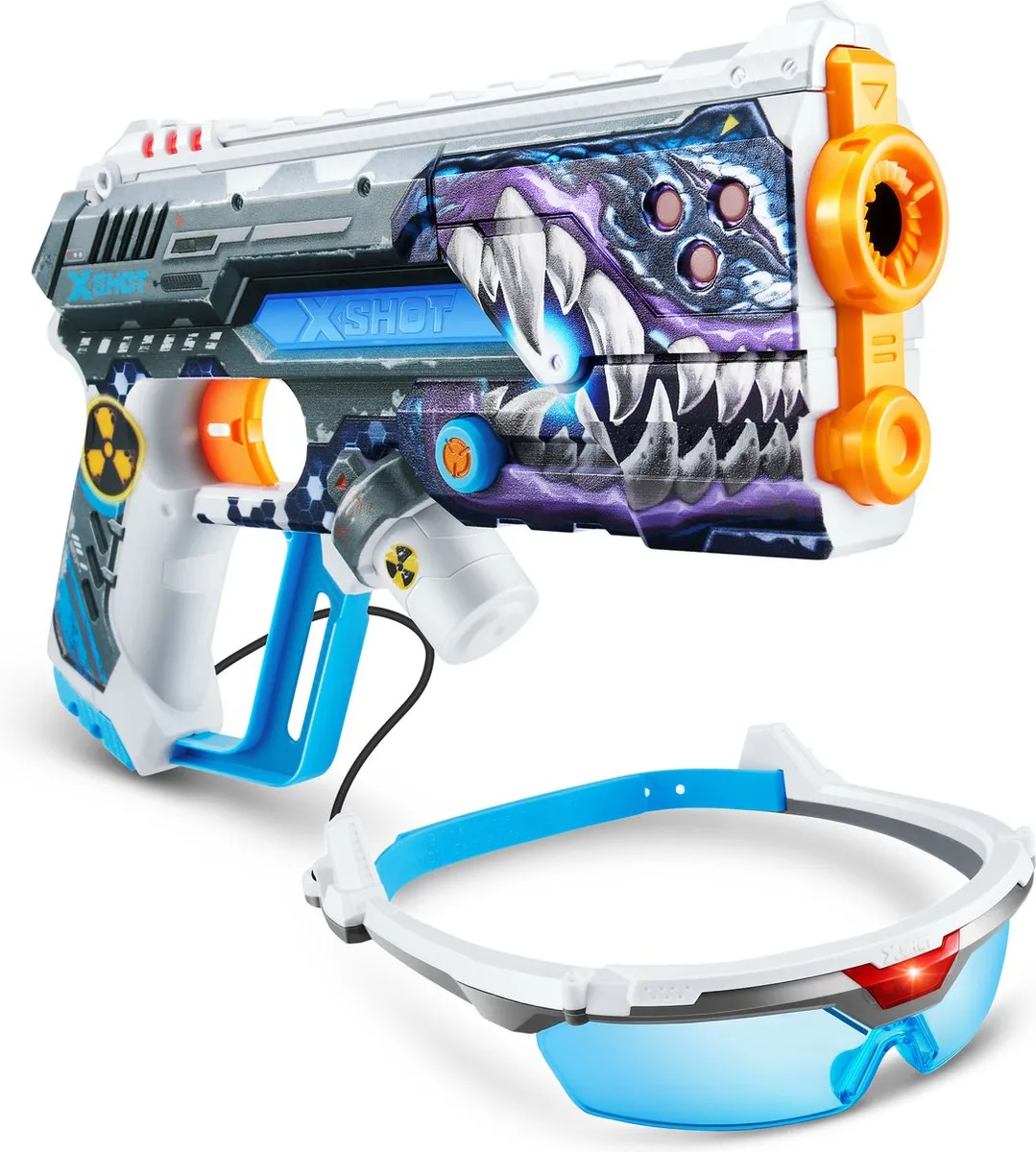 XSHOT Skins Laser 360° - 2 Laserblasters & Headsets - 36602