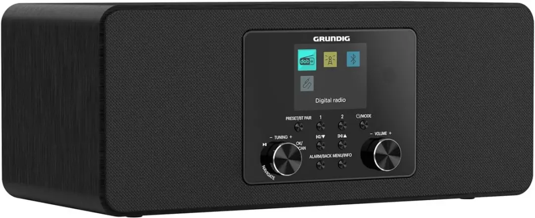 Grundig DTR 4600 2.0 DAB+ Tischradio - 18W - Zwart