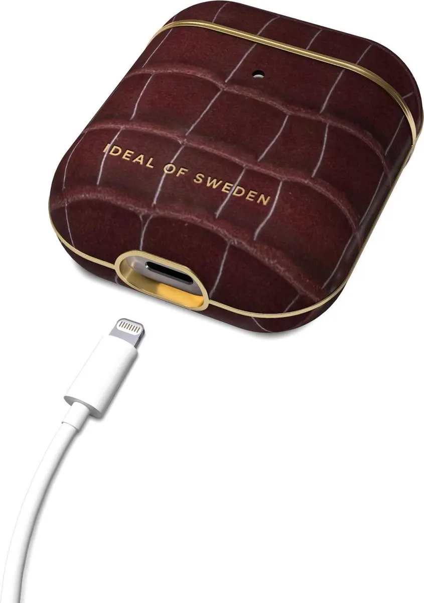 iDeal of Sweden AirPods Case PU1st & 2nd Generation Camel Croco - IDAPCAW21-325