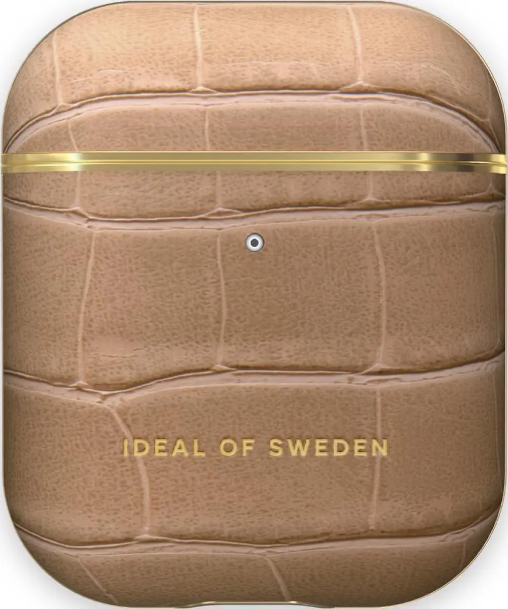 iDeal of Sweden AirPods Case PU1st & 2nd Generation Camel Croco