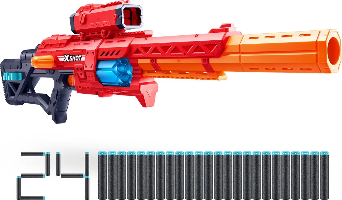 XSHOT Excel Ranger X8 Blaster 24 Pijlen - Meerkleurig