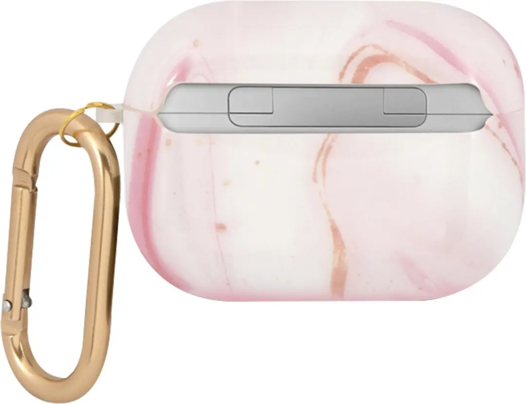 GUESS TPU Shiny Marble Case Apple AirPods Pro 1 - Roze