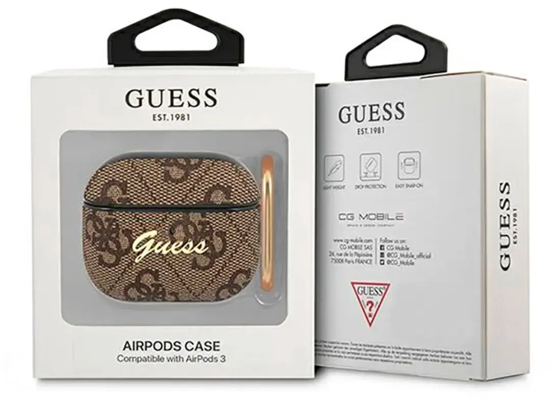 GUESS AirPods 3 Hoesje 133917332 - Bruin