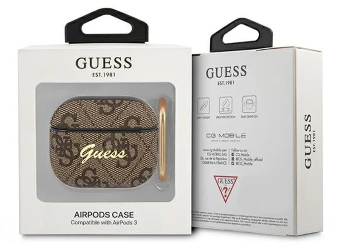 GUESS AirPods 3 Hoesje 133917332 - Bruin