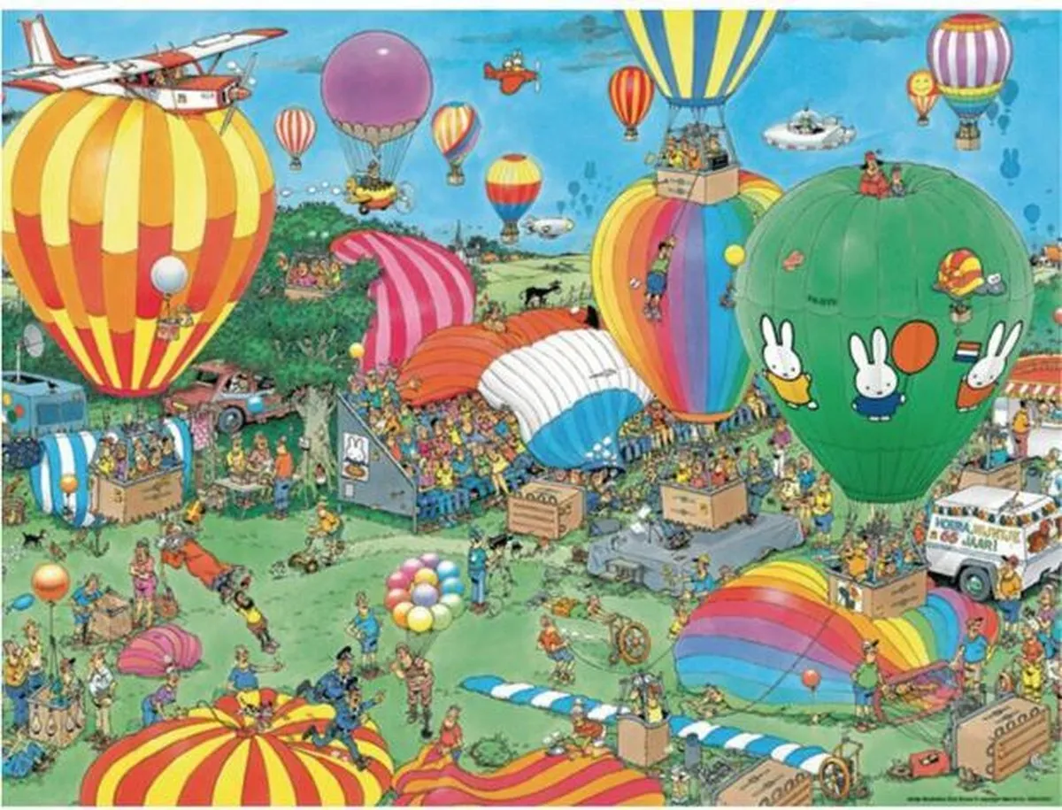 Jan van Haasteren Nijntje Ballon Festival Puzzel 950 Stuks