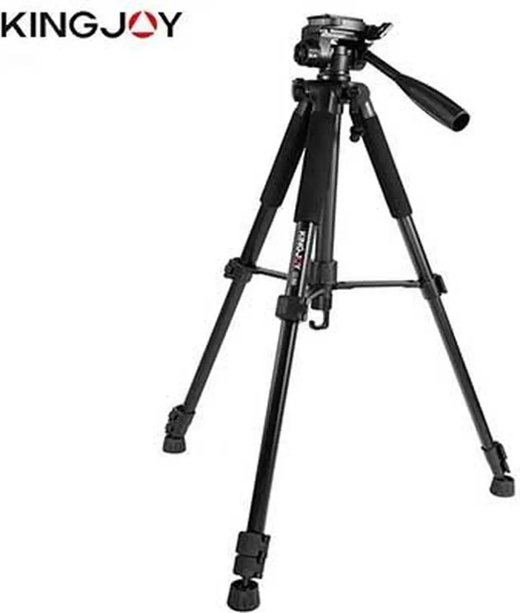 Kingjoy VT-860S Statief - 4 Secties - Zwart