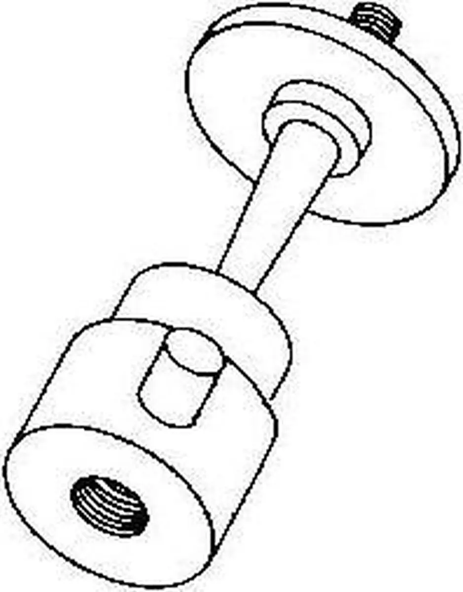 Hama Balhoofd 38mm - 1 Stuks - Zwart - afbeelding 2 van 4